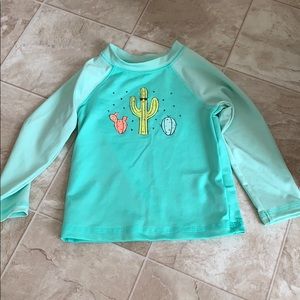 Cat and Jack 12m Cactus Rashguard 🌵